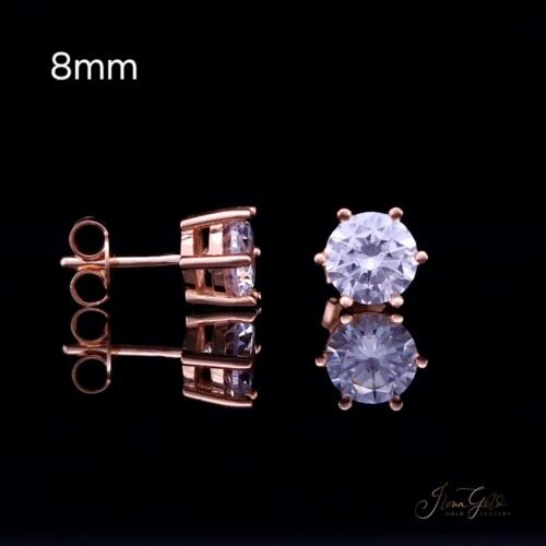 Zirconia Stud Earrings