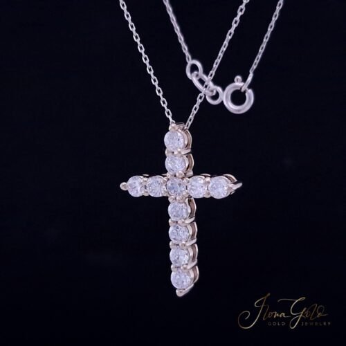 Set: Necklace and cross pendant