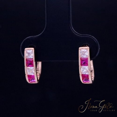 Children's Earrings With Zirconia