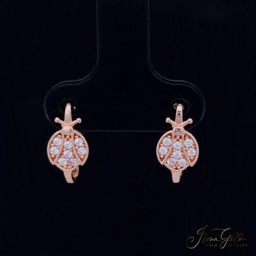 Children's Earrings " Lady Bug "