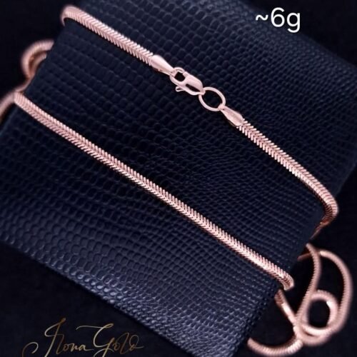 Solid Snake Link Chain Necklace