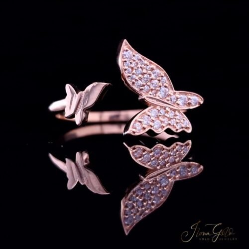 IG Zirconia Ring Butterfly