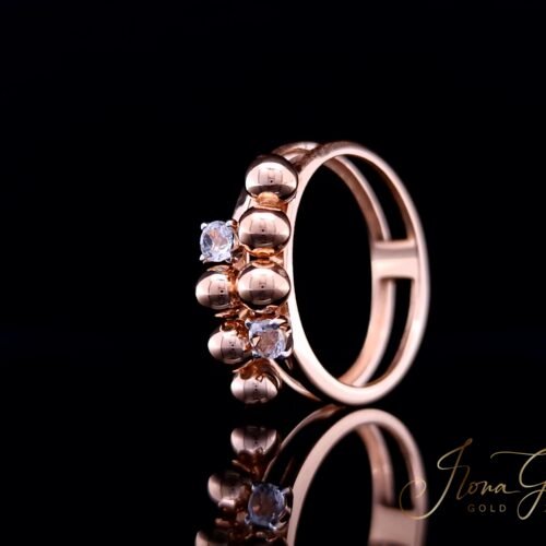 Bubble Zirconia Ring