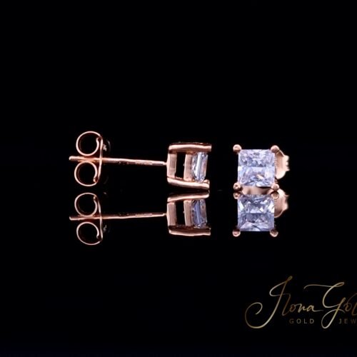 Zirconia Stud Earrings