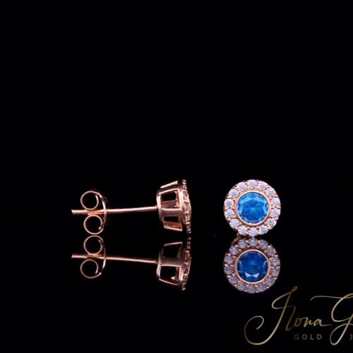 Zirconia Stud Earrings