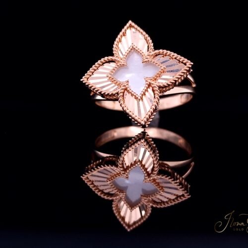Clover Mother Of Pearl Ring