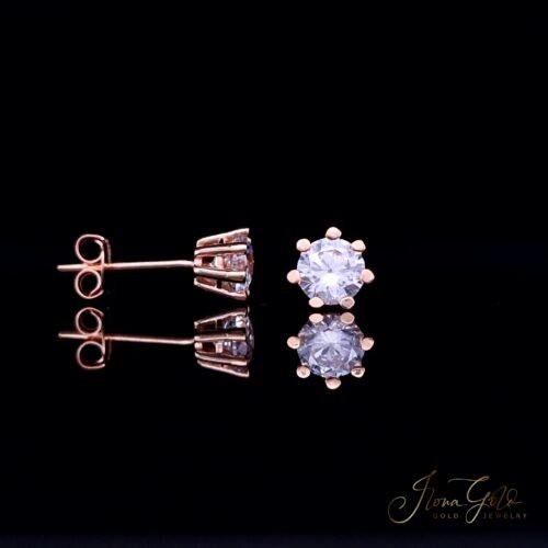 Zirconia Stud Earrings