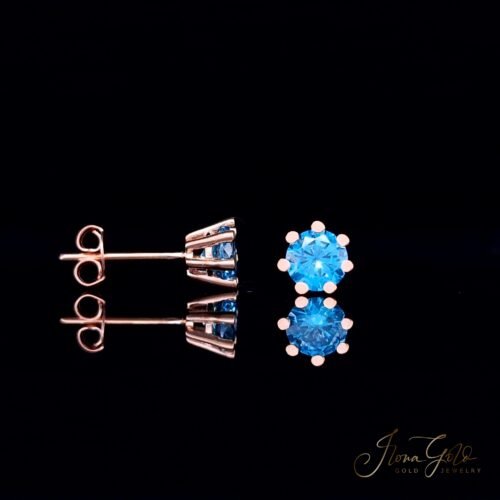 Zirconia Stud Earrings