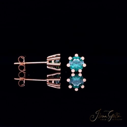 Zirconia Stud Earrings