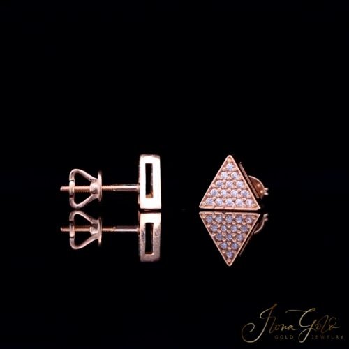 Zirconia Stud Earrings