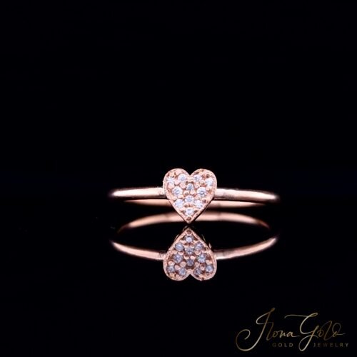 IG Heart Zirconia Ring