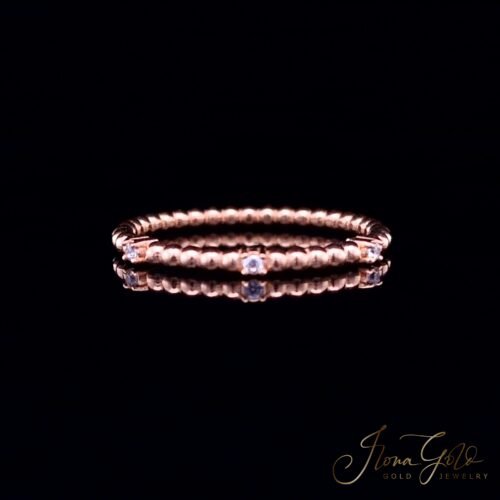 IG Beaded Zirconia Ring