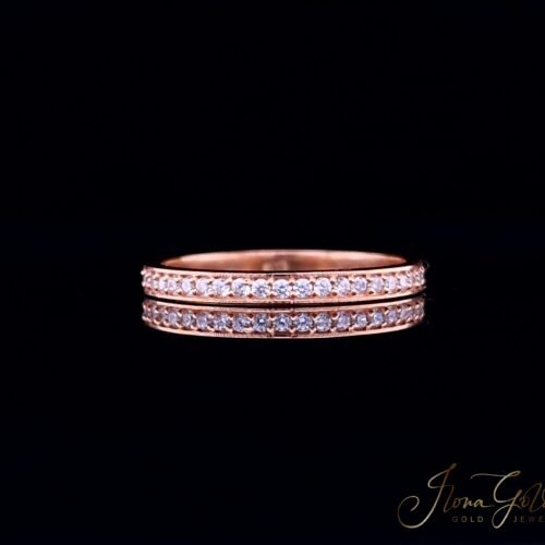 IG Half Zirconia Band Ring
