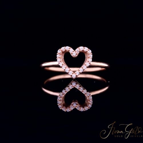 IG Heart Zirconia Ring