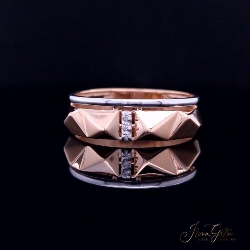 Two-Tone Zirconia Ring