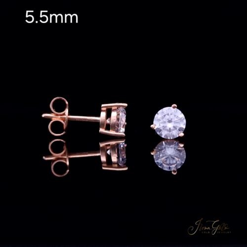 Zirconia Stud Earrings