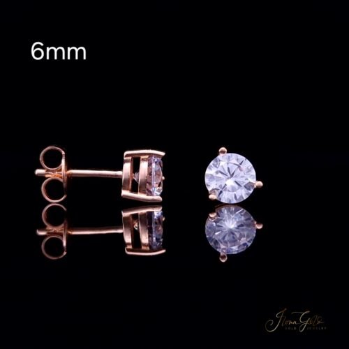 Zirconia Stud Earrings