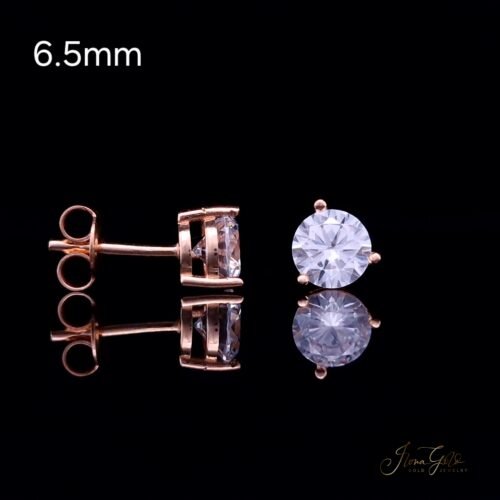 Zirconia Stud Earrings