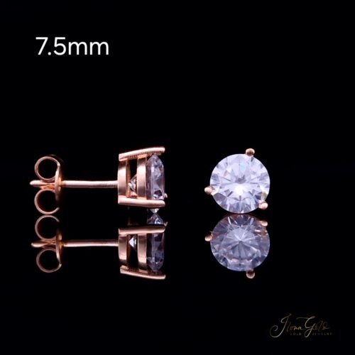 Zirconia Stud Earrings