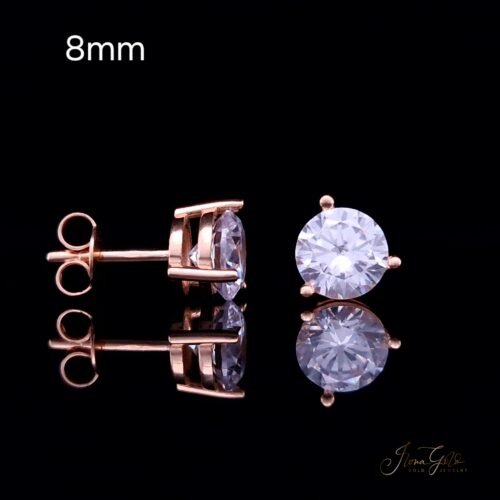 Zirconia Stud Earrings