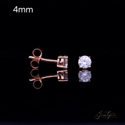 Zirconia Stud Earrings