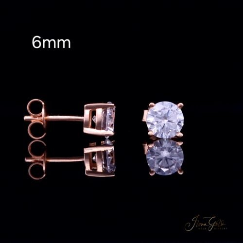 Zirconia Stud Earrings