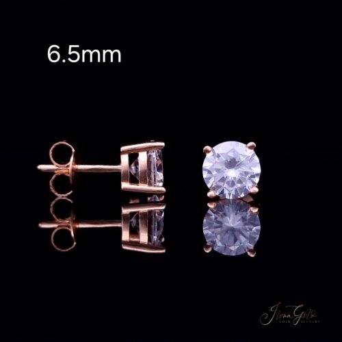 Zirconia Stud Earrings