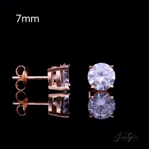 Zirconia Stud Earrings