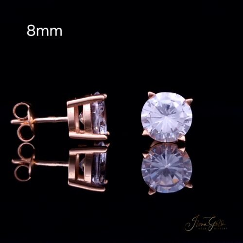 Zirconia Stud Earrings
