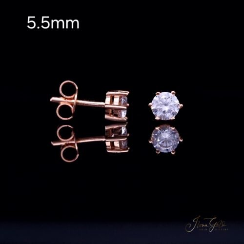 Zirconia Stud Earrings