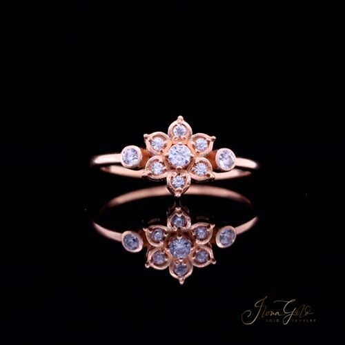 IG Flower Zirconia Ring