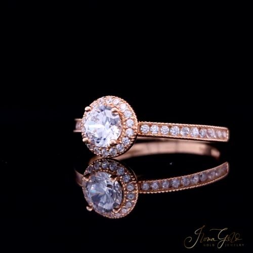 Alternative view of IG Solitaire Zirconia Ring