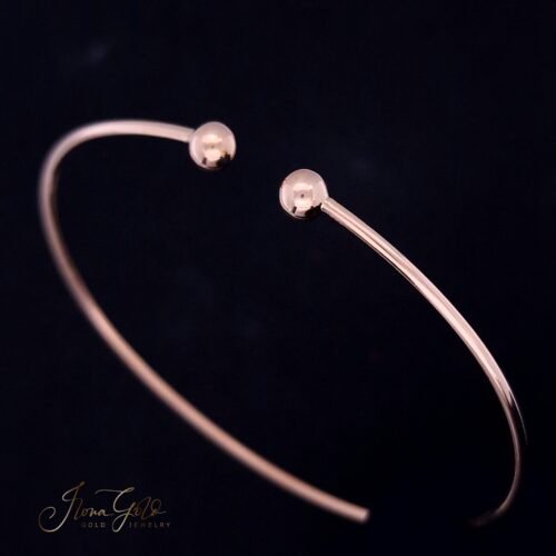 Bangle bracelet with bubbles