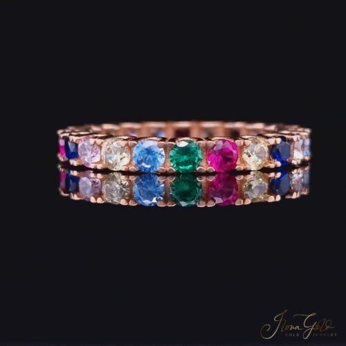 IG Multicolor Zirconia Ring