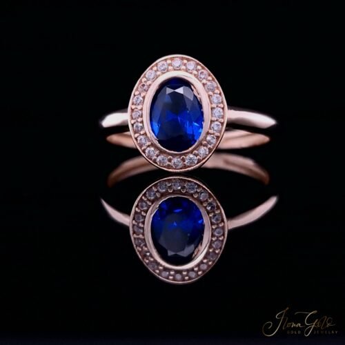 Blue Zirconia Ring