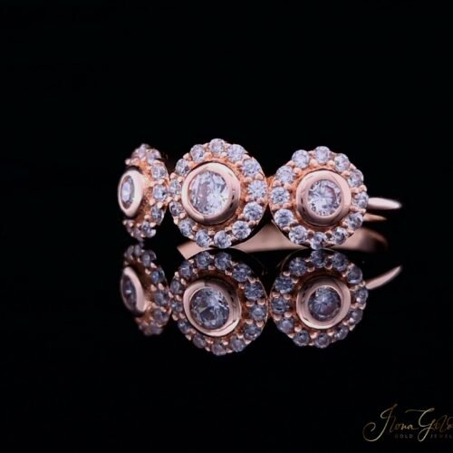 Alternative view of Three Zirconia Ring