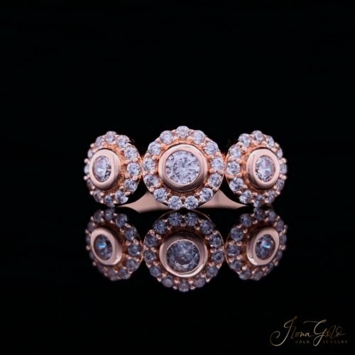 Three Zirconia Ring