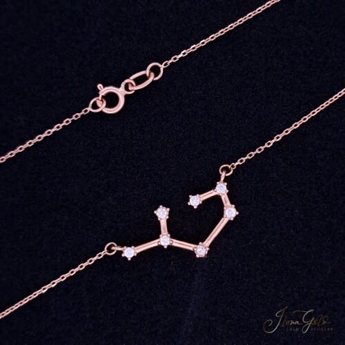 Sagittarius Constellation Zirconia Pendant Necklace Set