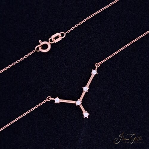 Cancer Constellation Zirconia Pendant Necklace Set