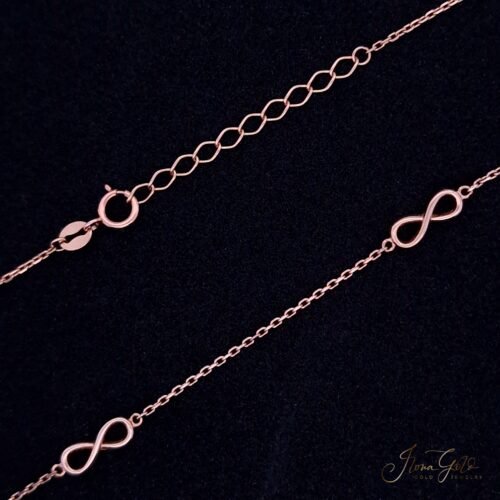 Four Infinity Pendant Necklace Set