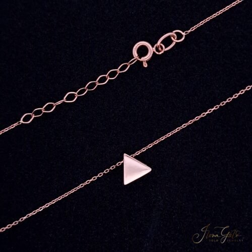 Triangle Pendant Necklace Set