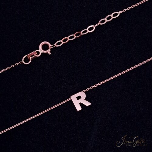 Initial Pendant Necklace Set