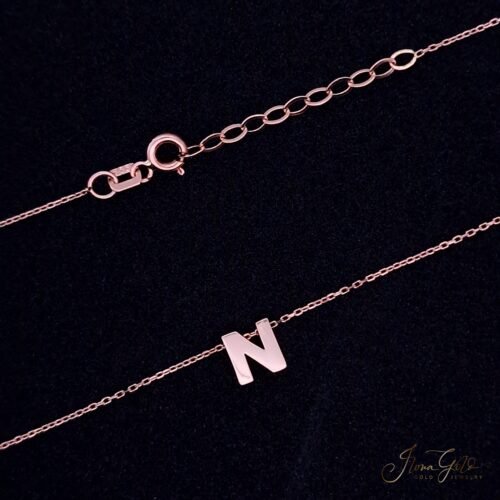 Initial Pendant Necklace Set