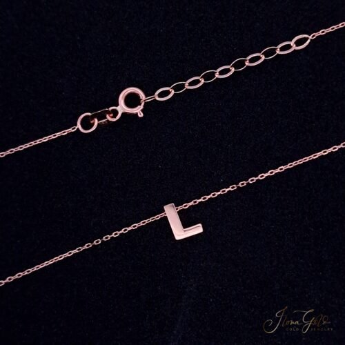 Initial Pendant Necklace Set