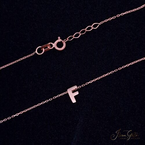 Initial Pendant Necklace Set