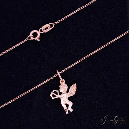 Angel Pendant Necklace Set