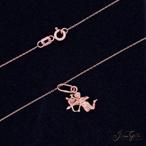 Angel Pendant Necklace Set