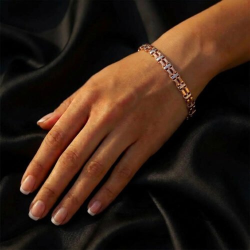 Alternative view of Rose/White Bracelet