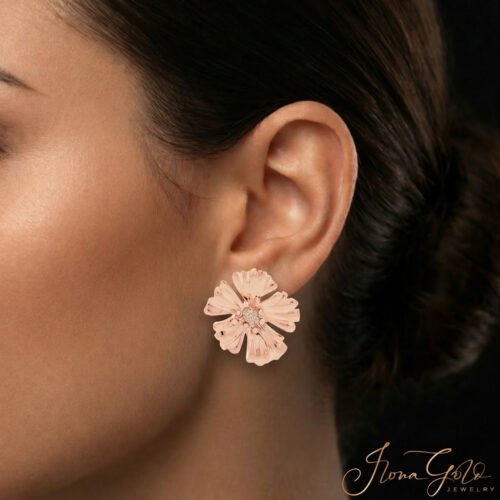 Alternative view of Flower  Earrings