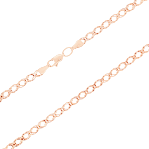 Double Rhombus Link Chain Necklace